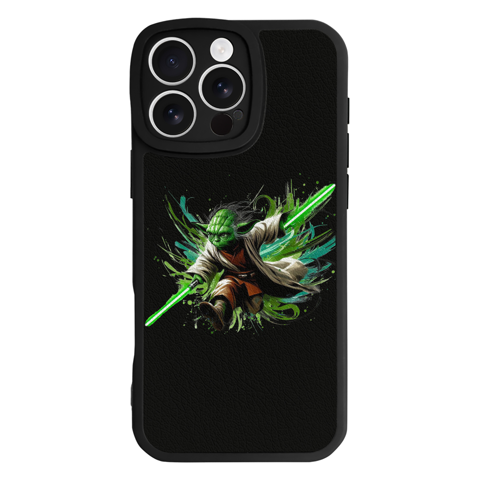 （画像用） スター・ウォーズ Star Wars 【iPhone 16シリーズ対応】シリコンスマホケース（レザー調） 材質：シリコン
